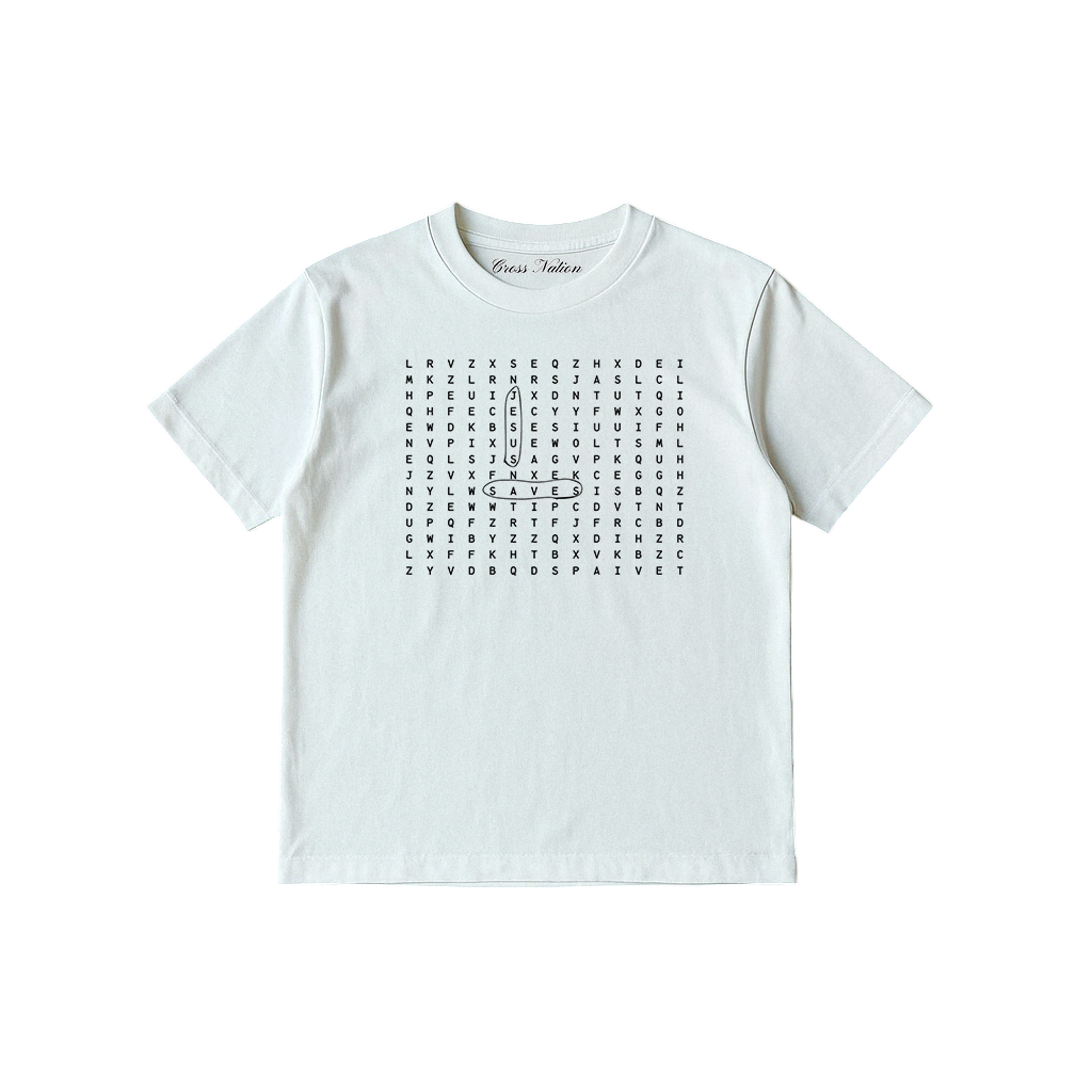 "JESUS SAVES" shirt