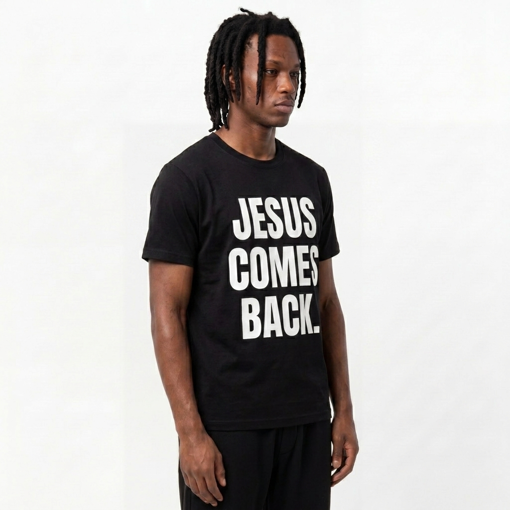 "JESUS COMES BACK." shirt