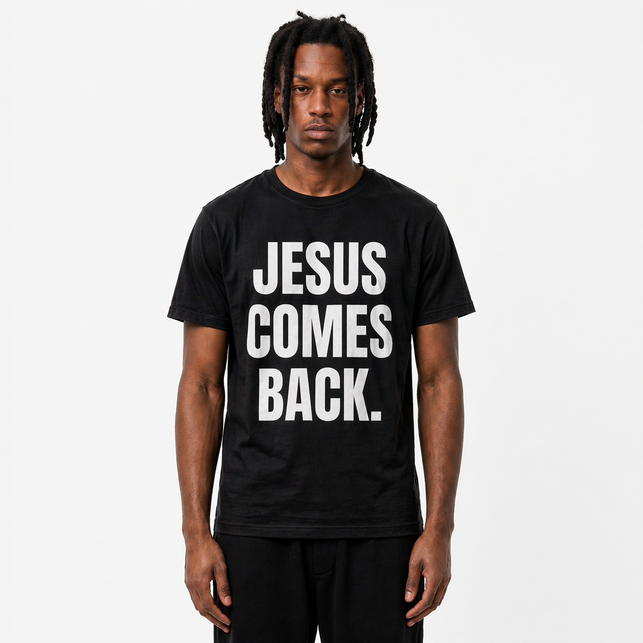 "JESUS COMES BACK." shirt